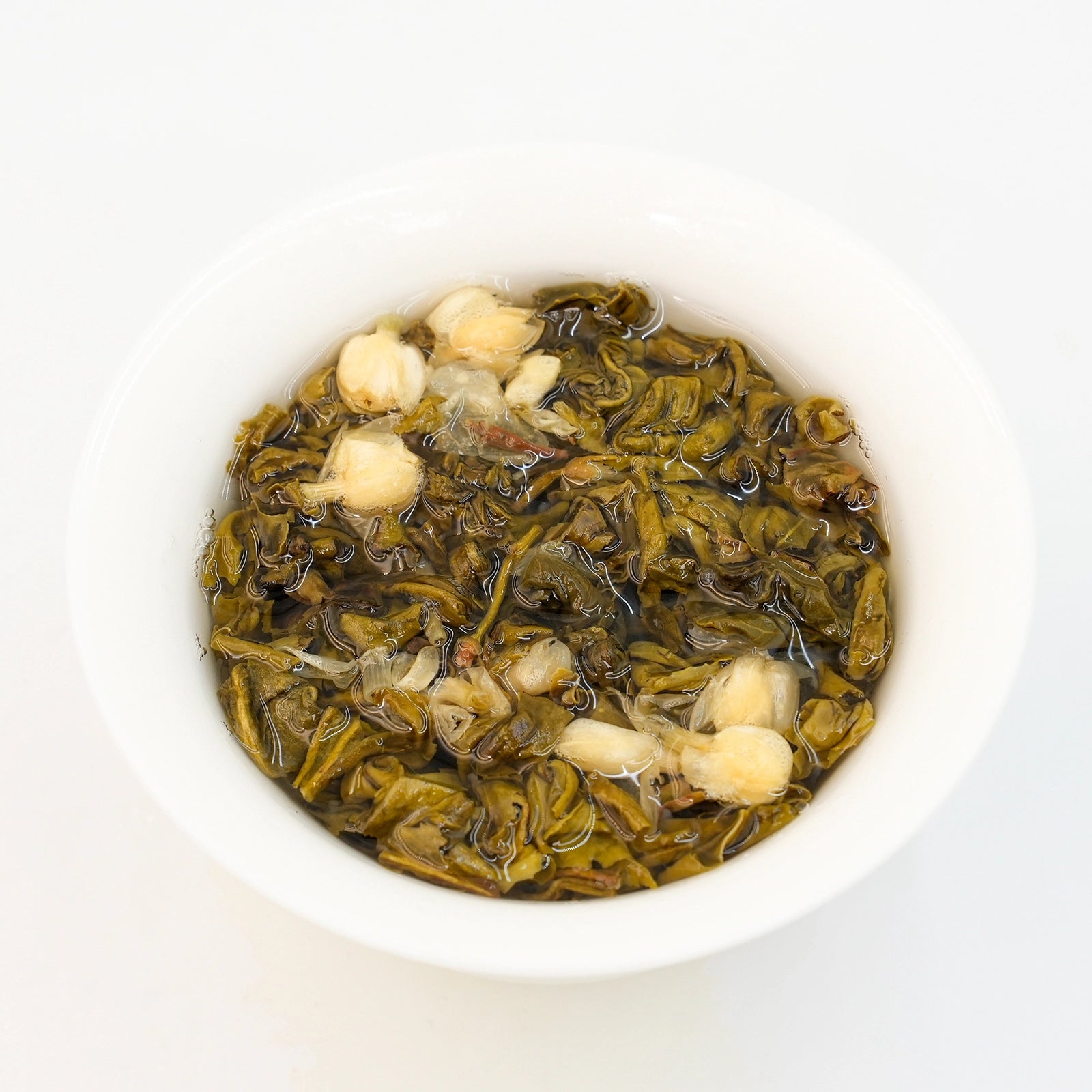 Jasmine Bi Luo Chun | Traditional 3-Scent Jasmine Green Tea (One Bud with Two Leaves) – Subtle Floral Aroma, Mild Flavor, Handpicked from 2000m High Mountains in Heng County, Guangxi | Summer Harvest June 2024 | 3.5oz (100g) For Afternoon