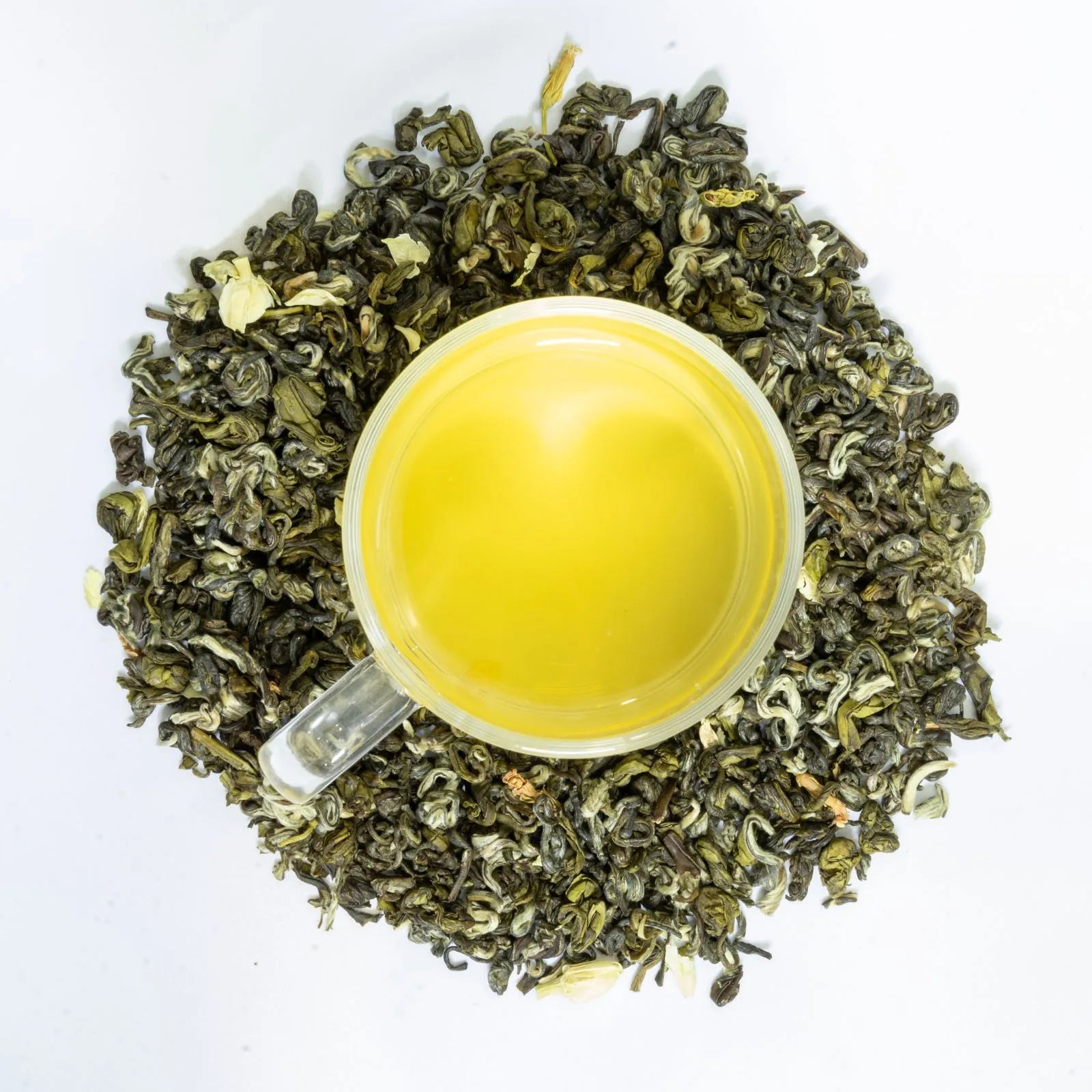 Jasmine Bi Luo Chun | Traditional 3-Scent Jasmine Green Tea (One Bud with Two Leaves) – Subtle Floral Aroma, Mild Flavor, Handpicked from 2000m High Mountains in Heng County, Guangxi | Summer Harvest June 2024 | 3.5oz (100g) For Afternoon