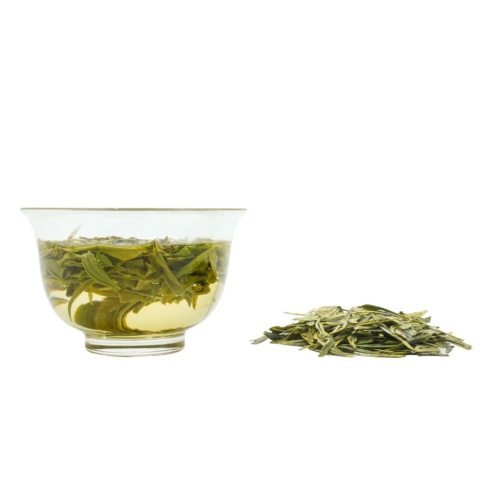 Long Jing (Dragon Well) Chinese Green Tea (One bud with two leaves) - Fresh Spring 2024 Harvest, 1600m High Mountain Tea from Dayang Town, Zhejiang - Fresh, Mellow, and Nutty Aroma Fragrance of Tofu Pudding, Best Value Choice 3.5oz (100g) For Morning