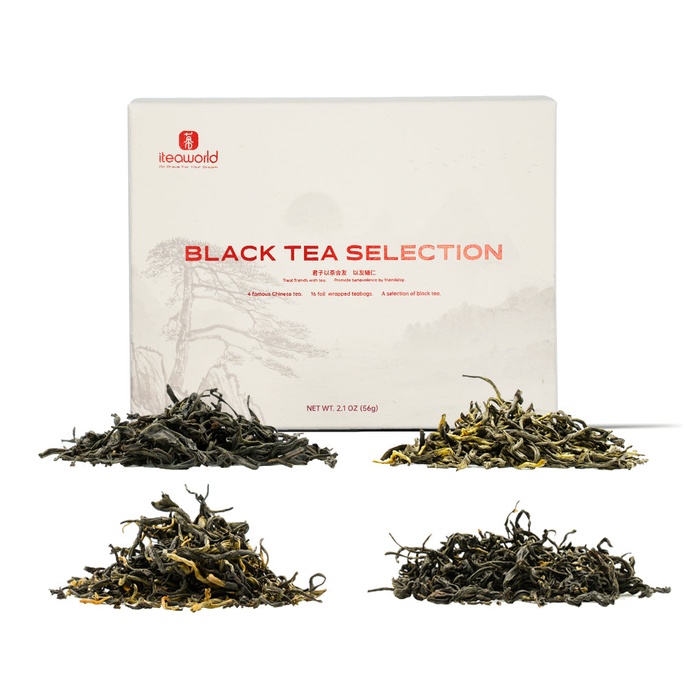 Unsmoked Souchong Chinese Black Tea-Sweet & Brisk Flowery Aroma - 50-Year-Old Tea Trees - 1200m High Daming Mountain | Light Fermentation | Abandoned Tea Gardens (100G) For Morning