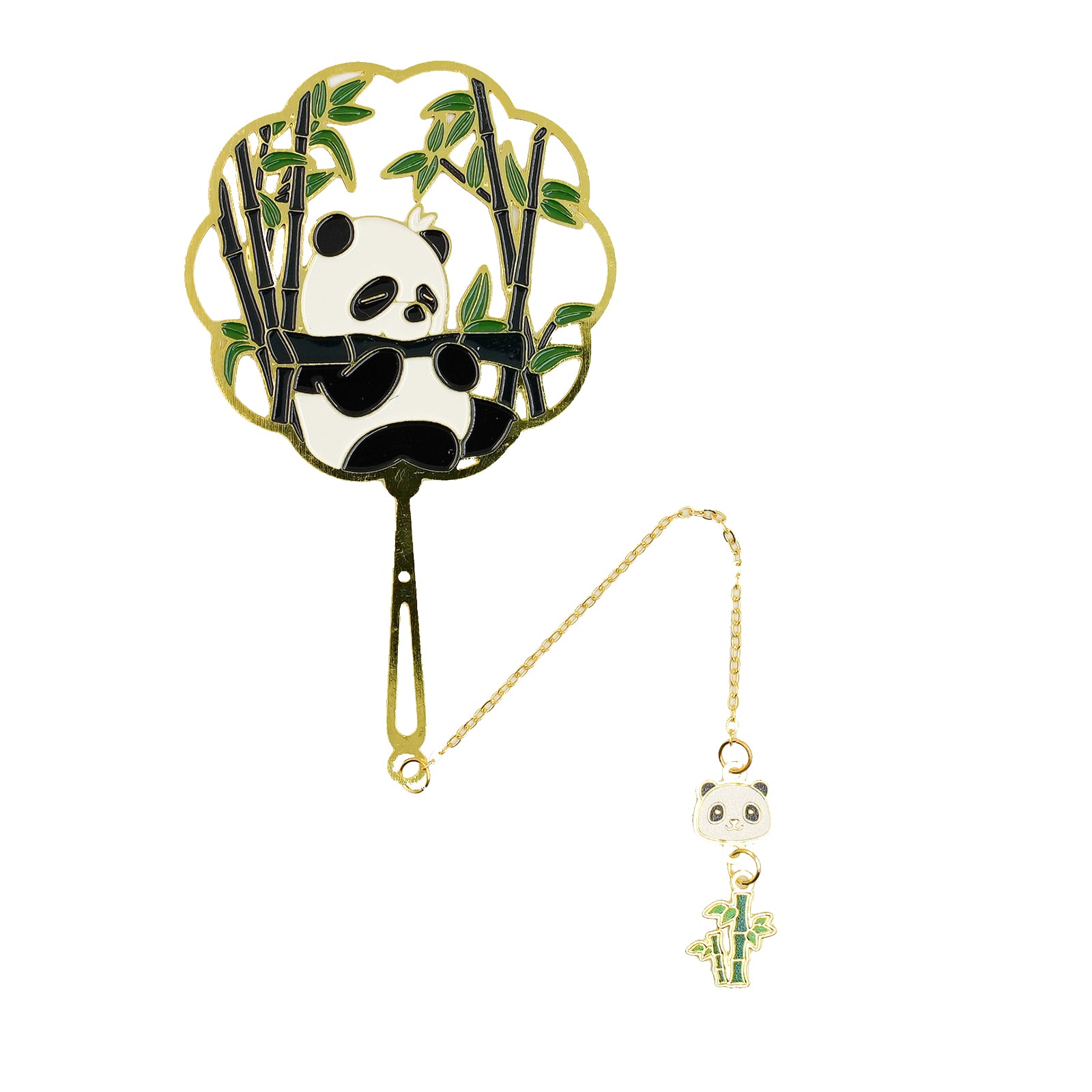 Beautifully Crafted Chinese Panda Pendant Bookmark, Featuring Intricate Color Prints - Add Only $5 to Claim Your Gift