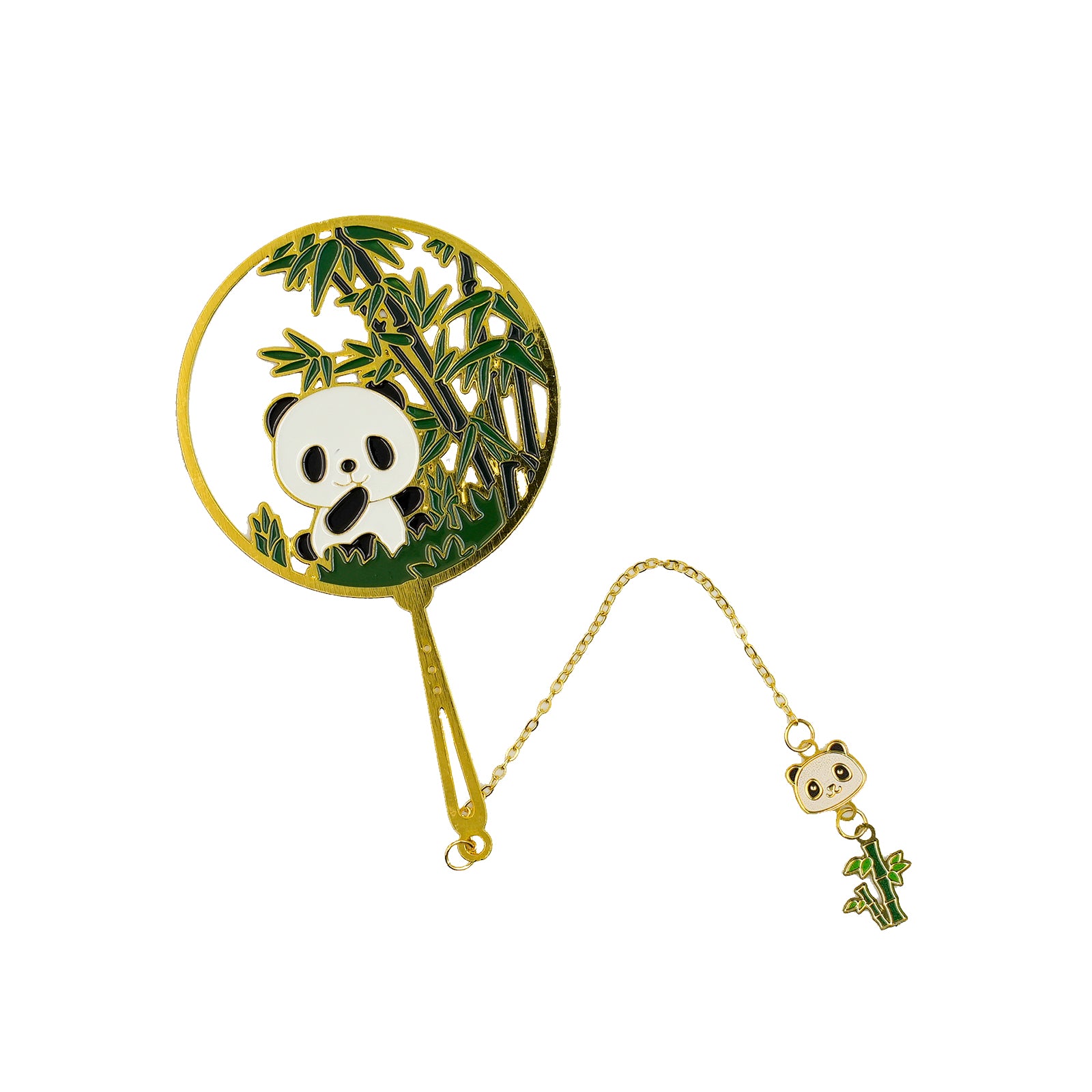 Beautifully Crafted Chinese Panda Pendant Bookmark, Featuring Intricate Color Prints - Add Only $5 to Claim Your Gift