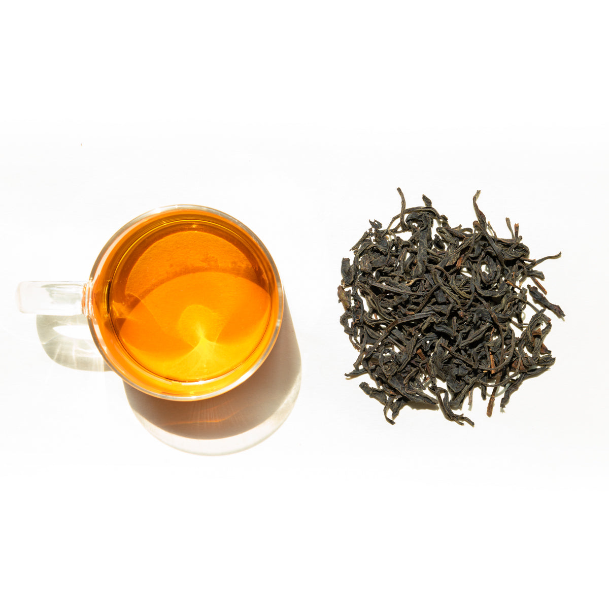 Organic Smoked Wild Souchong Chinese Black Tea with Pure & Mellow Pine Smoke Aroma from 50-Year-Old Tea Trees in Longsheng, Guangxi | 800m High Mountain High Fermentation Black Tea 3.5OZ (100G) For Morning